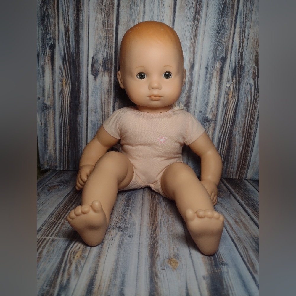 2014 Bitty Baby American Girl Doll Blonde/Red Hair With Green Hazel ColorEyes